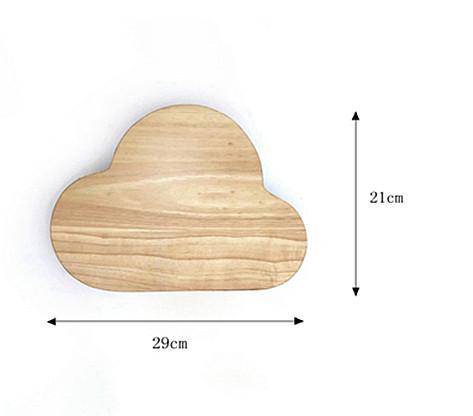 Applique murale en bois en forme de nuage Cloud - vue 7 sur 6