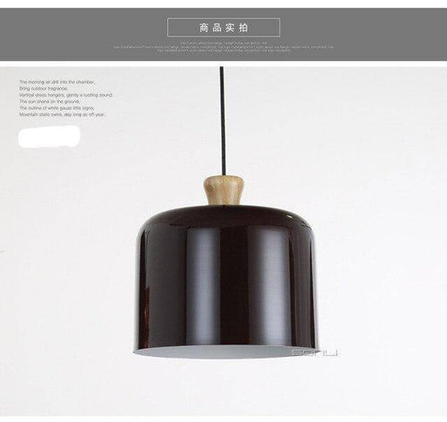 Suspension de plusieurs formes en aluminium et bois - vue 8 sur 7