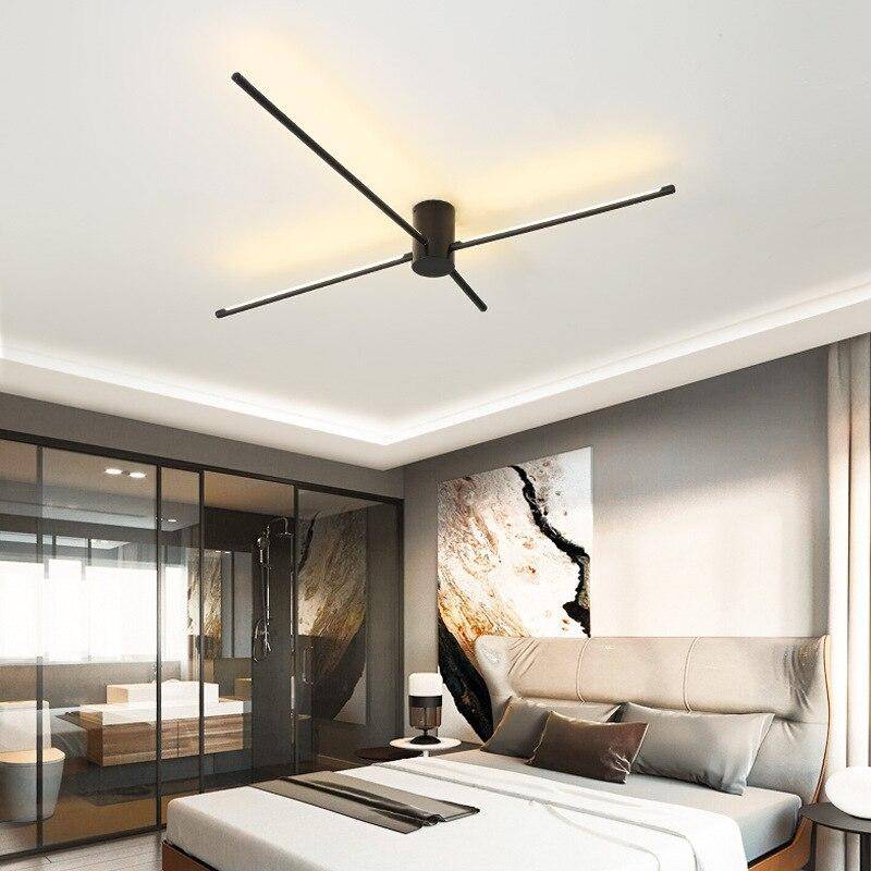 Plafonnier design avec plusieurs barres à LED Fashion - vue 2 sur 5