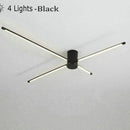 Plafonnier design avec plusieurs barres à LED Fashion