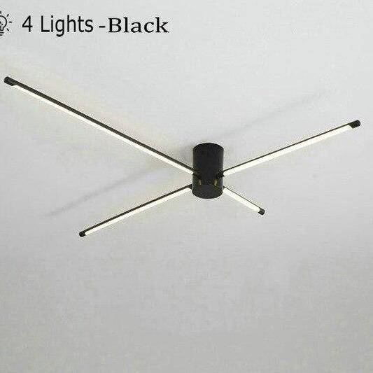 Plafonnier design avec plusieurs barres à LED Fashion - vue 4 sur 5