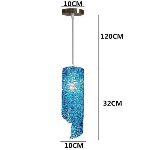 Suspension LED cylindrique coloré Home - vue 11 sur 11