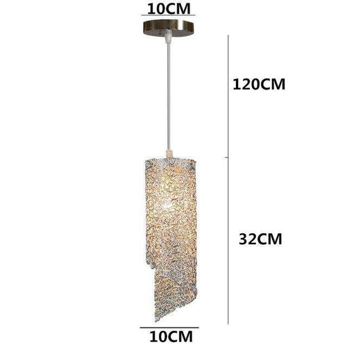 Suspension LED cylindrique coloré Home - vue 10 sur 11