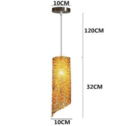 Suspension LED cylindrique coloré Home - vue 5 sur 11