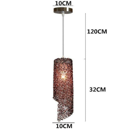 Suspension LED cylindrique coloré Home