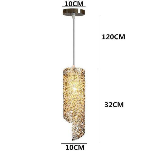 Suspension LED cylindrique coloré Home - vue 8 sur 11