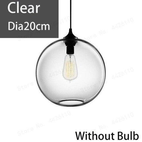 Suspension boule en verre coloré ou fumé Blubble - vue 5 sur 5