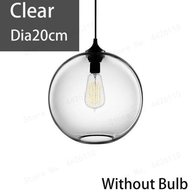 Suspension boule en verre coloré ou fumé Blubble - vue 4 sur 5