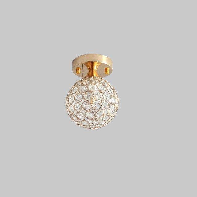 Plafonnier design LED en forme sphérique métal Palaos - vue 2 sur 6