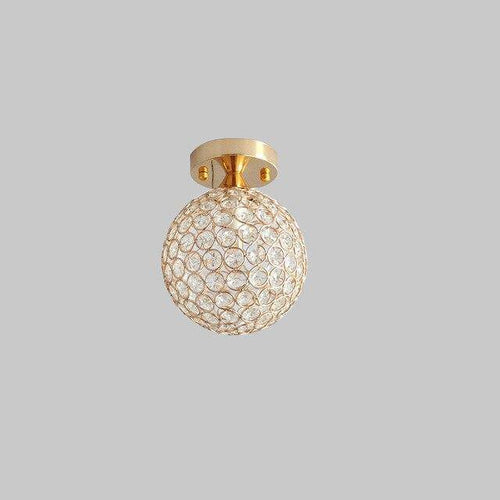 Plafonnier design LED en forme sphérique métal Palaos - vue 5 sur 6