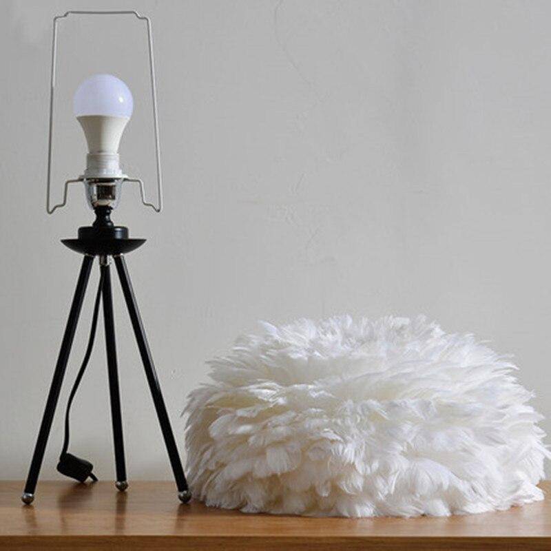 Lampe de chevet à plumes et trépied Father - vue 6 sur 7