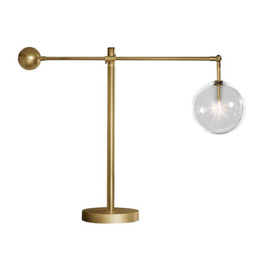 Lampe de bureau design ajustable doré Model - vue 5 sur 7