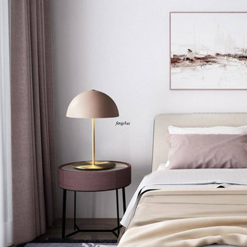 Lampe de chevet design doré à LED Modern - vue 4 sur 8