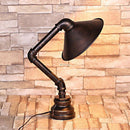 Lampe à poser rétro LED en métal style industriel