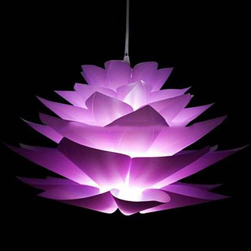 Suspension en forme de fleur à pétales blanche Puzzle - vue 7 sur 6