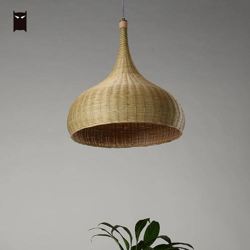 Suspension en bambou rustique arrondie Delicate - vue 3 sur 5