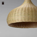 Suspension en bambou rustique arrondie Delicate
