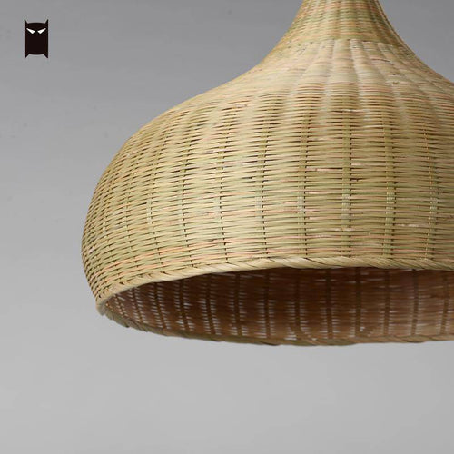 Suspension en bambou rustique arrondie Delicate - vue 4 sur 5