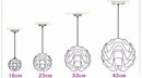 Suspension design ondulé blanc