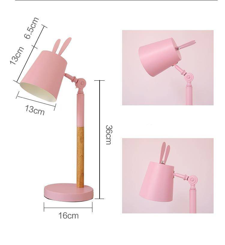 Lampe de bureau ou chevet colorée à oreilles de lapin Rabbit - vue 9 sur 9
