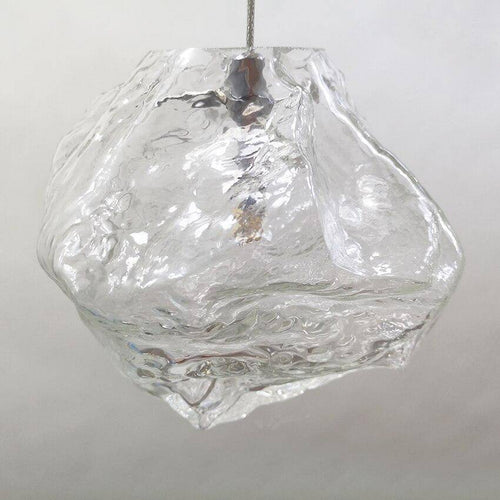 Suspension style glaçon en verre - vue 4 sur 5