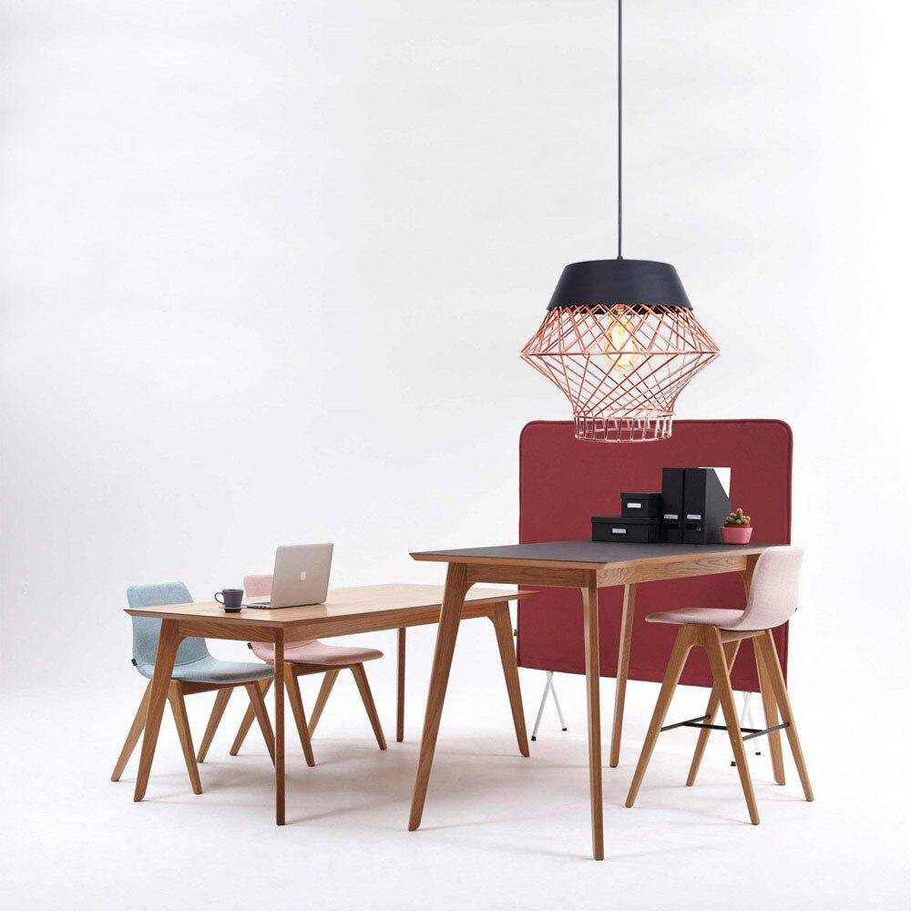 Suspension design à LED avec cage en métal industrielle Loft - vue 5 sur 10