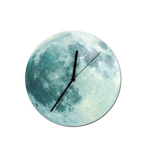 Horloge murale ronde lune colorée 30cm Luminous - vue 12 sur 11