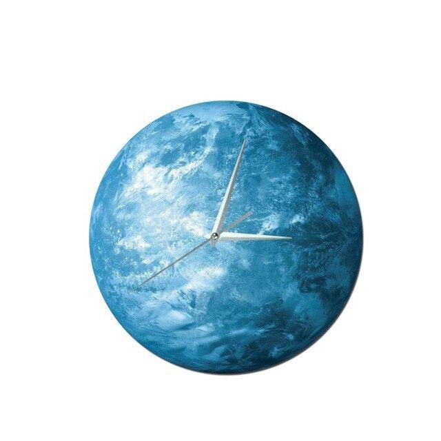 Horloge murale ronde lune colorée 30cm Luminous - vue 2 sur 11