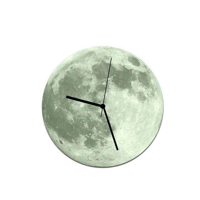 Horloge murale ronde lune colorée 30cm Luminous - vue 4 sur 11