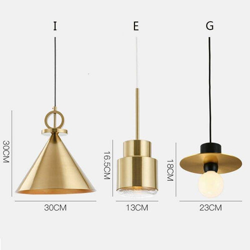 Personnalité nordique lampes suspendues à tête unique E27 lampes à pendentif LED pour salon chambre salle de bains allée restaurant chambre d'hôtel - vue 14 sur 13