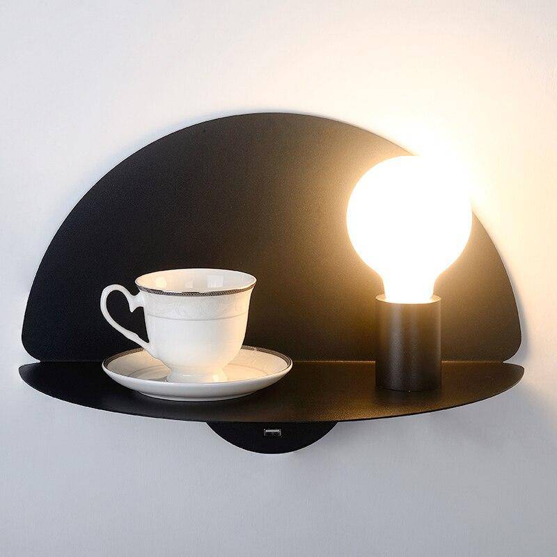 Applique à LED avec tablette et interrupteur - vue 6 sur 6