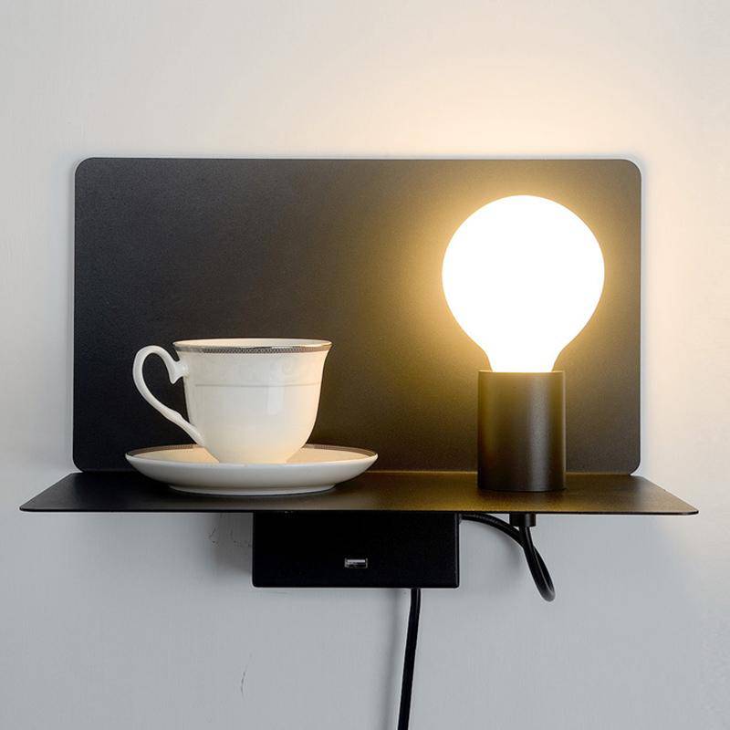 Applique à LED avec tablette et interrupteur - vue 5 sur 6