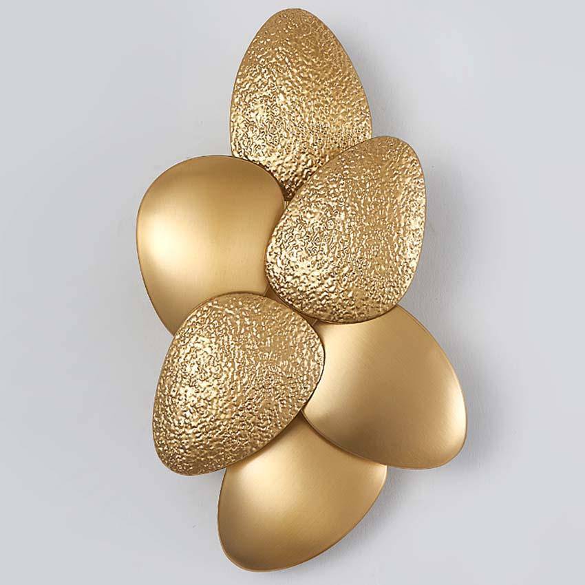 Applique murale design galets dorés Luxury - vue 6 sur 9