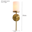 Applique murale design LED en métal doré style Luxury
