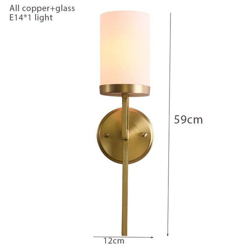 Applique murale design LED en métal doré style Luxury - vue 5 sur 7