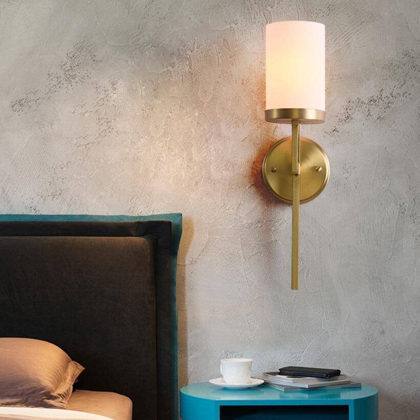 Applique murale design LED en métal doré style Luxury - vue 2 sur 7