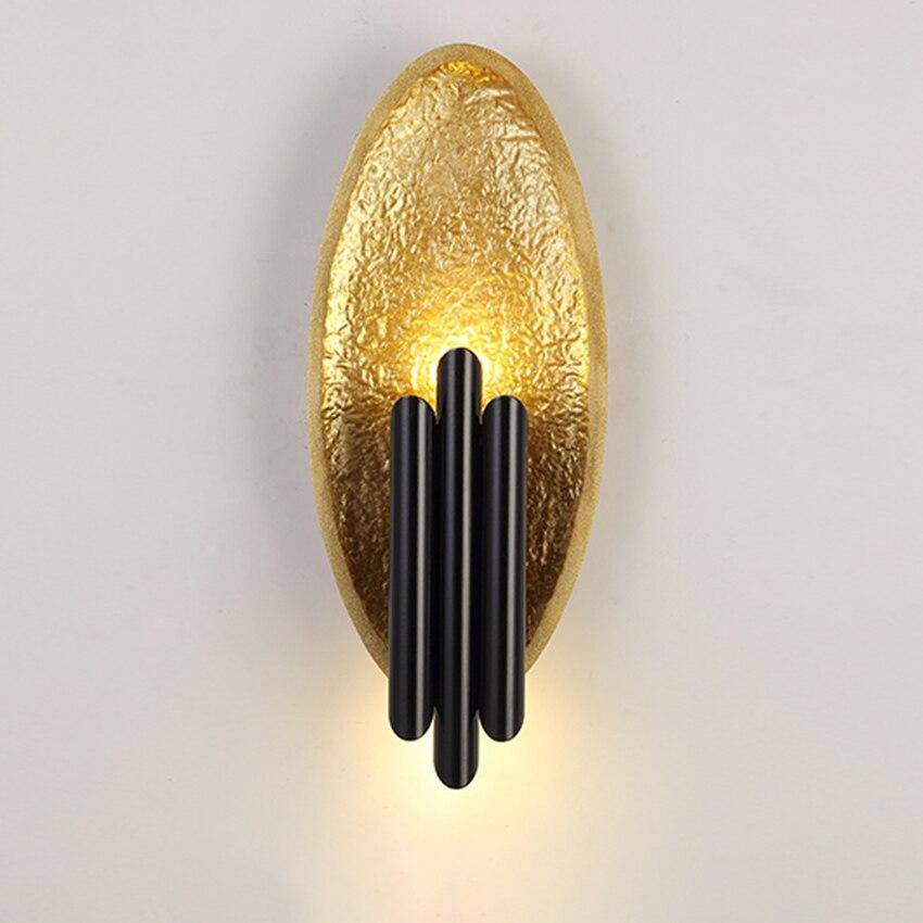 Applique murale design LED arrondie avec trois tubes style Sconce - vue 4 sur 7