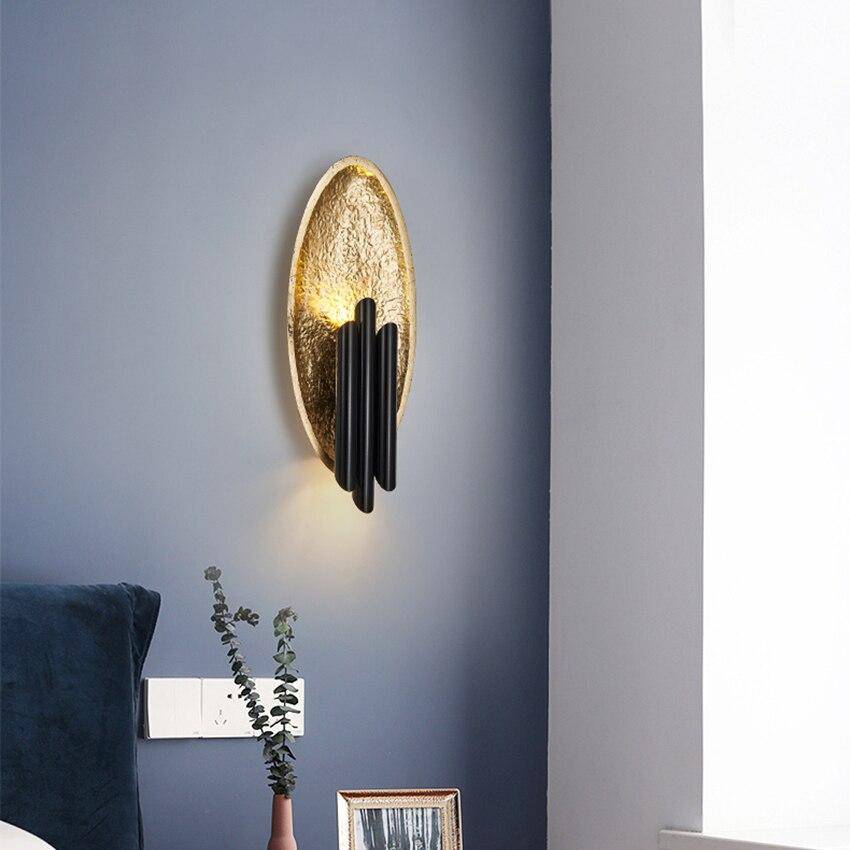 Applique murale design LED arrondie avec trois tubes style Sconce - vue 5 sur 7