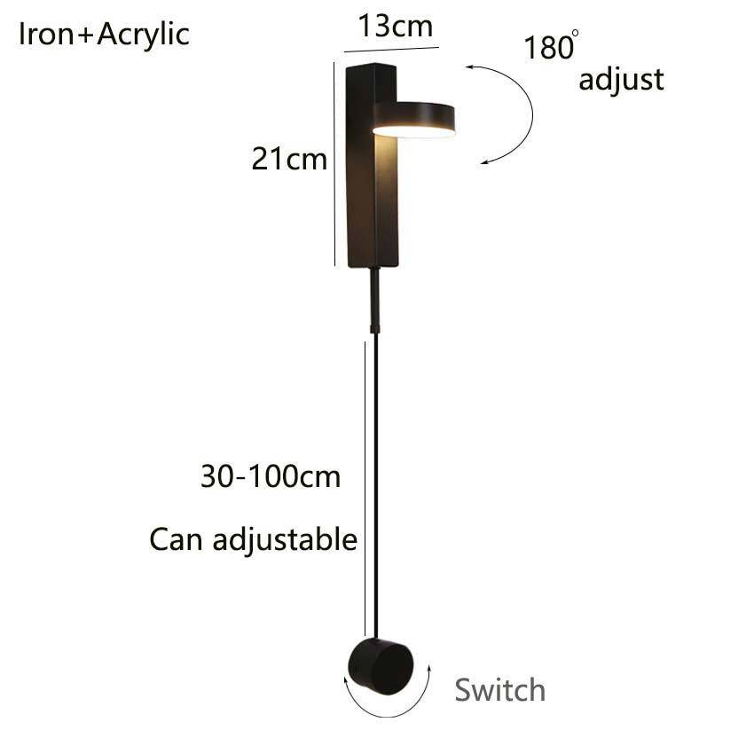 Applique murale design à LED dirigeable Reading - vue 6 sur 6