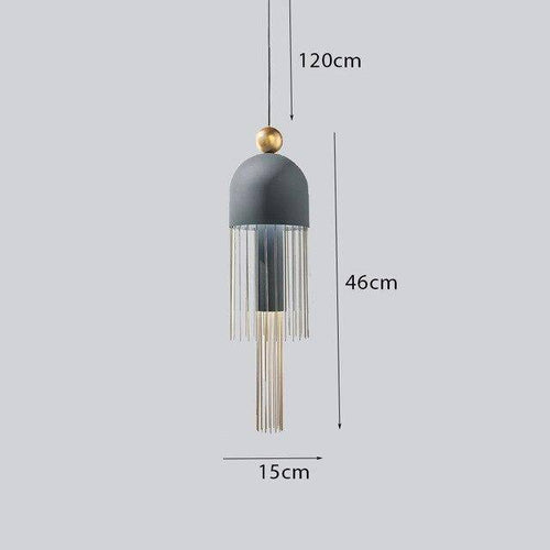 Suspension design colorées créatives Tassel - vue 11 sur 10