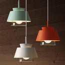 Suspension design à LED avec abat-jour en métal coloré Fly