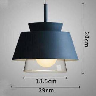 Suspension design à LED avec abat-jour en métal coloré Fly - vue 9 sur 14