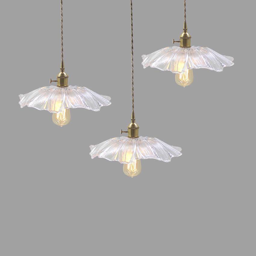 Suspension fleur en verre japonais - vue 4 sur 5
