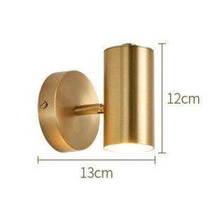 Applique murale spot dirigeable à LED doré - vue 5 sur 6