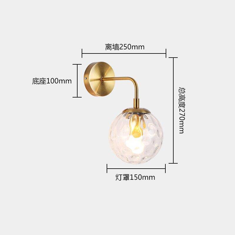 Applique murale à LED avec boule en verre Wall - vue 14 sur 14