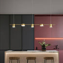 Lustre design à LED allongé en métal style Luxury Hang