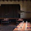 Lustre design LED réglable avec baguettes métalliques Lucian