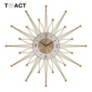 Horloge murale design grande étoile dorée 50cm Luxury