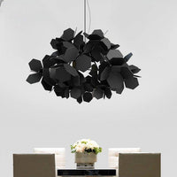 Lustre design à LED avec plaques plates Novel
