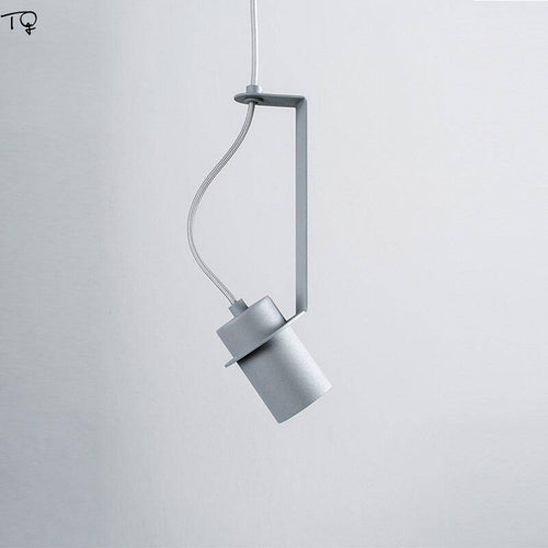 Suspension design à LED avec cylindre en métal au style Industriel - vue 9 sur 14